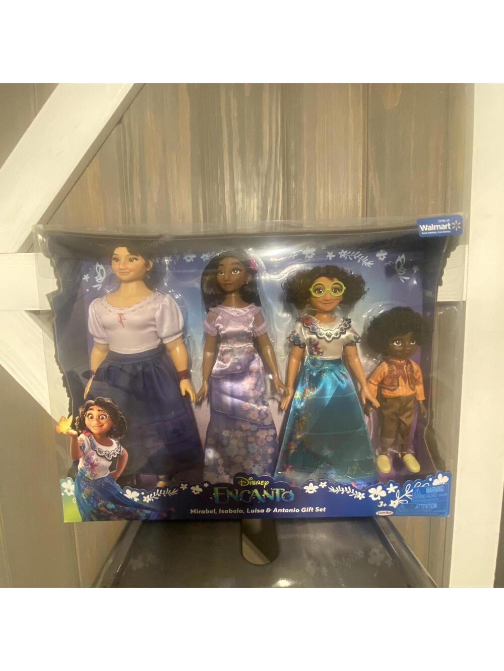 Disney Encanto Doll Set Featuring Mirabel, Luisa, Alma, and Fermin